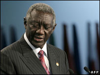 Ông Kufuor, Chủ tịch Liên hiệp châu Phi 