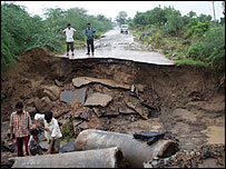 गुजरात में भारी बारिश