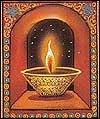 The Navratri Diya