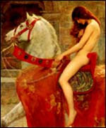 Lady Godiva depicted by John Collier, courtesy of the Herbert Art gallery 
