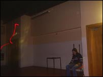 Red light anomaly caused by investigator