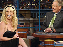 بریٹنی سپیرز اور ڈیوڈ لیٹرمین