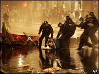 biểu tình tại Budapest