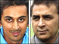 रोहन और सुनील गावस्कर