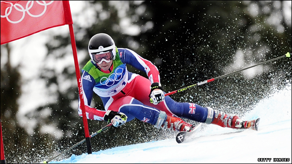 Chemmy Alcott at the Vancouver Winter Olympics, 2010