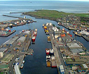 Aerial view of Aberdeen