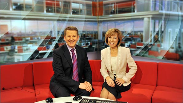 Bill Turnbull and Sian Lloyd present BBC Breakfast