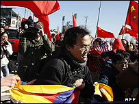 حمل مشعل المپیک در سان فرانسیسکو 