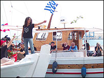 Barcos que saíram do Chipre à Gaza. Foto: Movimento pela Libertação de Gaza