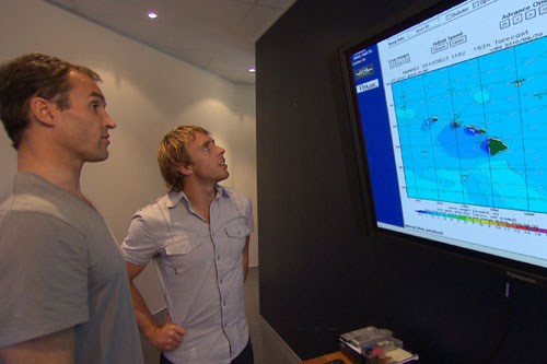 Mark Visser and Ben Macartney, Coastalwatch Chief Swell Forecaster 