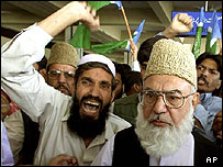 قاضی حسین احمد، رهبر حزب تندرو جماعت اسلامی پاکستان