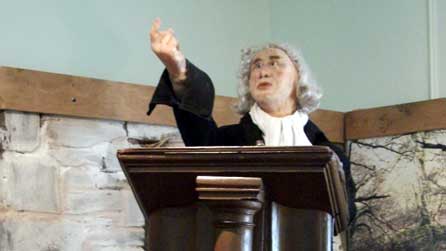 Proffeil Howell Harris yn y pulpud Proffeil Howell Harris yn y pulpud