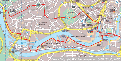 Philippa Gregory walk map