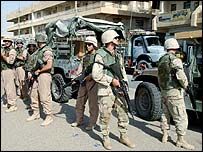 Soldados americanos no Iraque