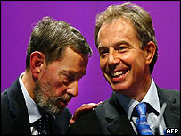 David Blunkett a Tony Blair 