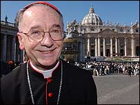 Says that Catholic Church may have to reconsider celebacy in the future