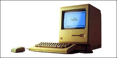 اولين مدل کامپيوتر مکينتاش در دهه هفتاد