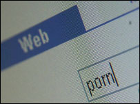 جستجوی کلمه پورن در اينترنت