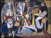 毕加索的《阿尔及尔的女人》