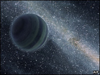 Artist's impression of one of the 'floating planets'