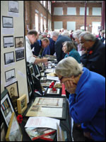 Attendees browsing the stalls