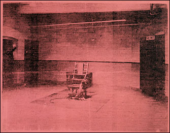 Little Electric Chair, 1964-1965. © 2009 Andy Warhol Foundation for the Visual Arts ARS, NY SAVA, Buenos Aires