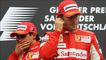 Caras largas en el podio en Hockenheim de Fernando Alonso y Felipe Massa