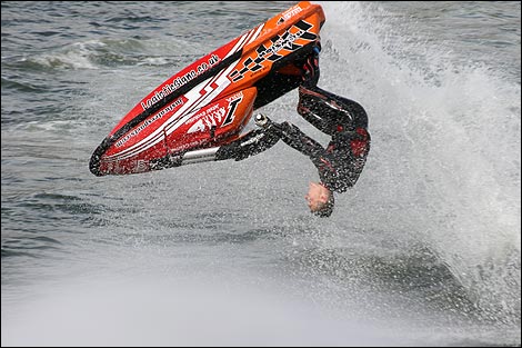 Extreme Jet Ski Display at Whitehaven Festival 2009 Adrian Walker