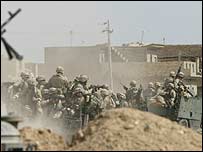 صحنه يک انفجار در عراق