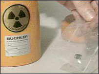 Контейнер для радіоактивних речовин