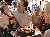 Ben and his family 