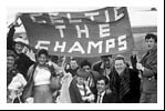 Celtic fans return from Lisbon