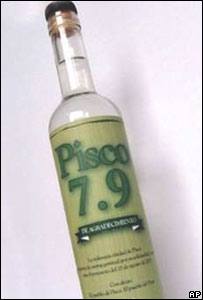 Garrafa de Pisco 7.9