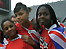 Schoolchildren in Walthamstow celebrate the borough's 2012 host status