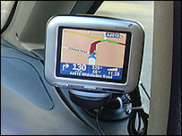 车内卫星导航装置