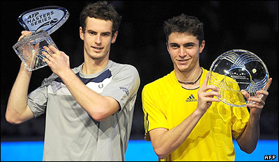 ژیل سیمون (راست) و اندی موری