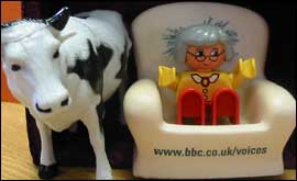 Littla in the Dairy Room