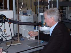 Geoff Watts at Nottingham flavour lab