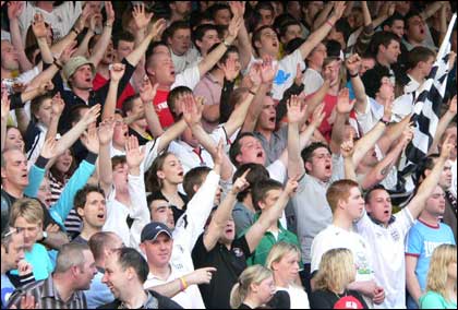 Hereford United supporters