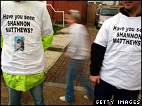 Dewsbury residents wearing Shannon appeal t-shirts
