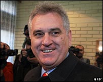 Tomislav Nikolic, first-round winner in Serbia