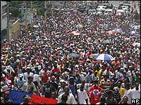 Passeata em Porto Príncipe
