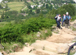 Climbers on Ben Nevis during the Ben Nevis Challenge