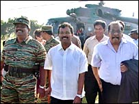 LTTE leaders in Kilinochchi (library photo)