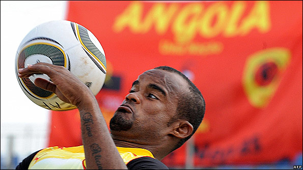 Flavio is Angola's front-line striker