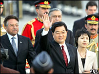 Chủ tịch TQ Hồ Cẩm Đào tới Pakistan