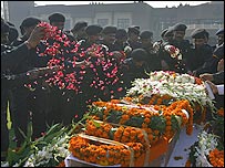 कमांडो गजेंद्र सिंह का शव