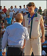 Ian Hubert won bronze.