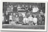 Pawb fu'n cymeryd rhan yn y Gymanfa Ganu