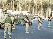 Soldados americanos no Iraque